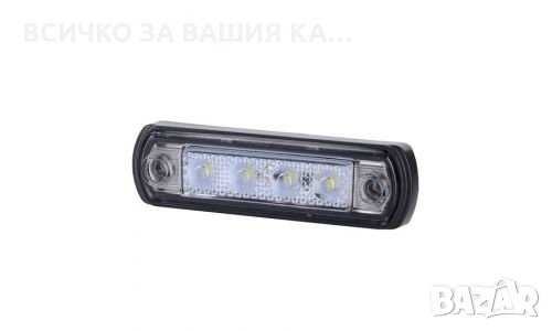 1 бр. LED Лед габарити овален гръб за РОЛБАР  12-24V , 3 цвята