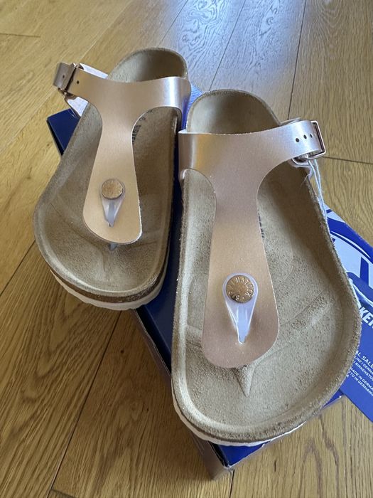 Birkenstock Gizeh rose gold 35