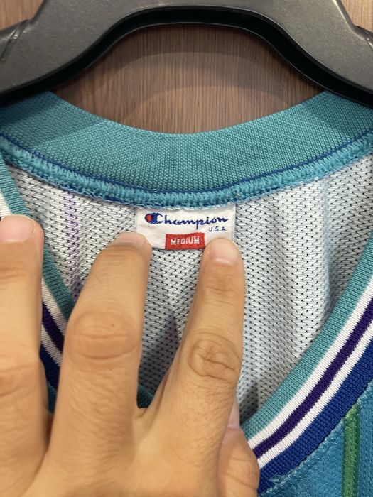 М Баскетболен Потник Champion Charlotte Hornets Johnson Jordan Adidas