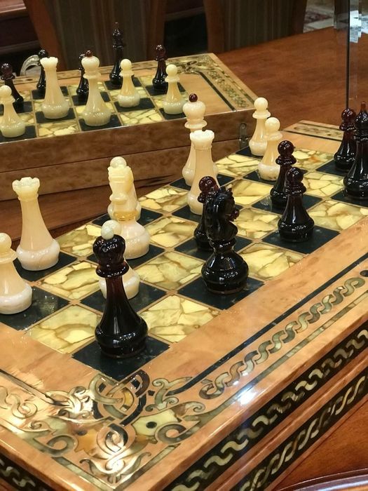 Шахматы янарные " Арабески Тина"