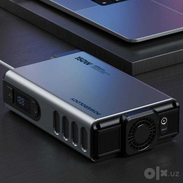 Powerology Mini Power Bank Station, 32000mAh Battery Capacity 150W