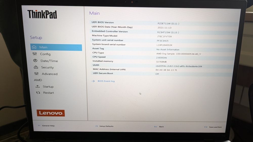Lenovo ThinkPad T16
