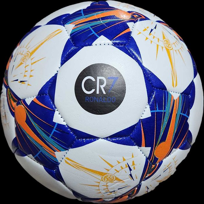 Cr7 Топка Роналдо Шампионска Лига Синьо жълта Бяло Ronaldo
