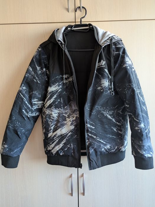 Geacă de iarnă cu 2 fețe copil 12-13 ani