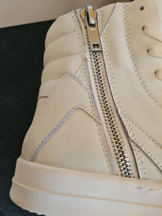 Rick Owens Leather Geobasket piele naturala/100%/size 36-45