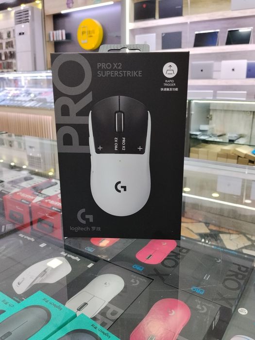 Logitech PRO X2 SUPERSTRIKE — это беспроводная киберспортивная мышка