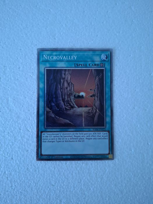Necrovalley Platinum Secret Rare RA04 Yu-Gi-Oh TCG Original карти Югио Mint Stampede
