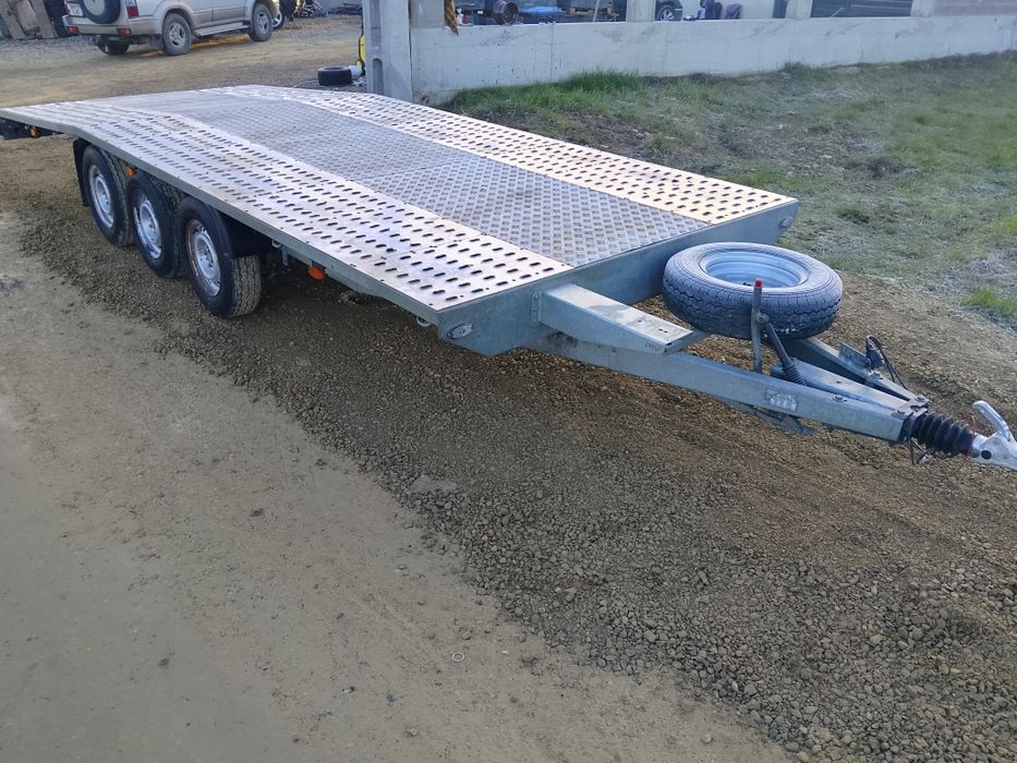 REMORCA PLATFORMA SLEP TRAILER 3 axe an 2021 L 5.50m- l 2.10m stare bu