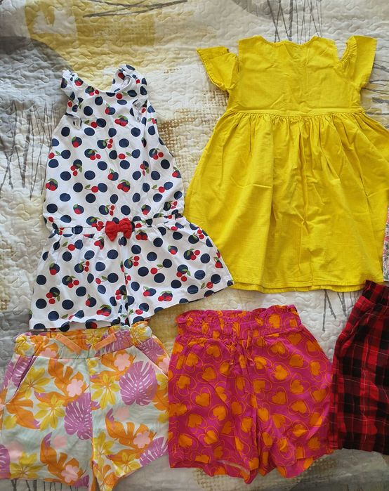 Летни и пролетни дрешки за момиченце, р-р 116, запазени, без забележки