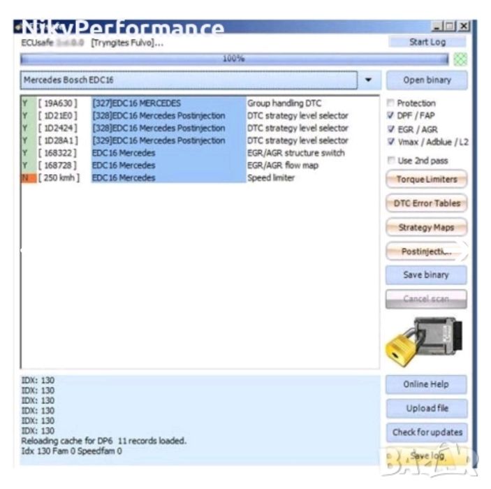Професионален Чип Тунинг Софтуер EcuSafe 2.0