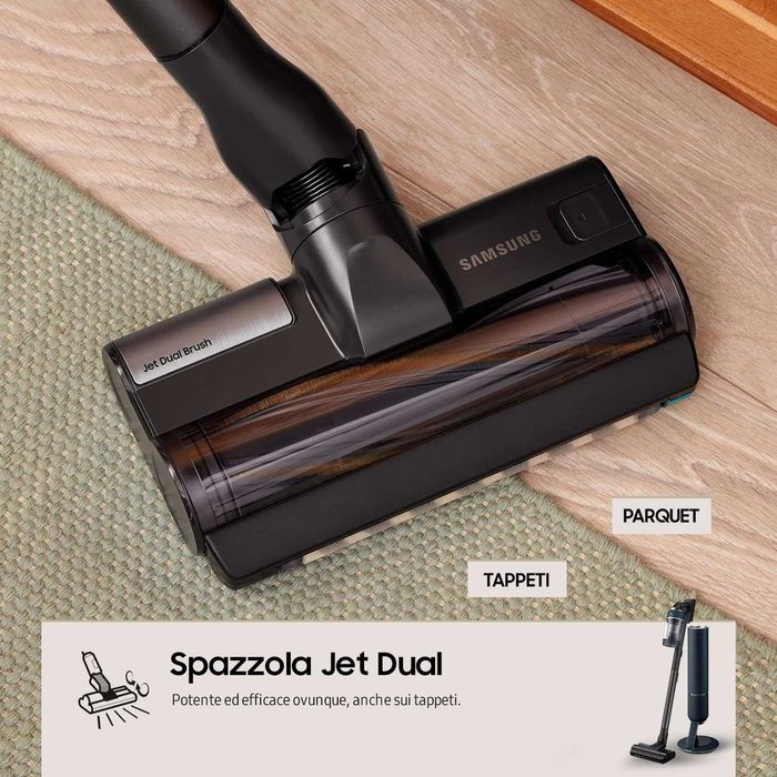 Вертикална прахосмукачка Samsung Bespoke Jet Pro Extra (VS20A95973BWA)