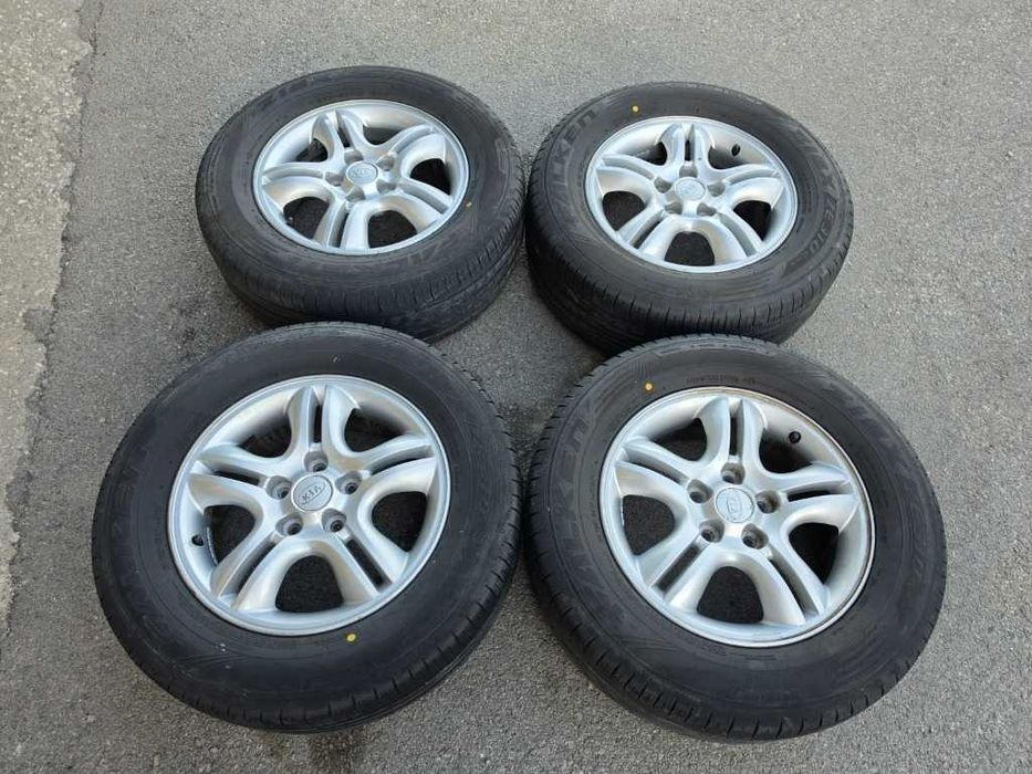 4 бр. Летни гуми 235/60 R16 с алуминиеви джанти 5x114.3 Kia Toyota Hyundai Honda