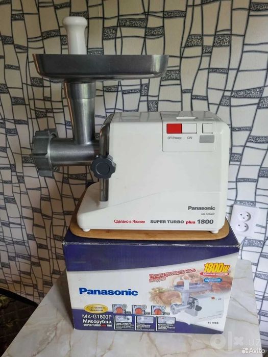 Мясорубка Panasonic MK-G1800 PWTQ . Made in Japan.