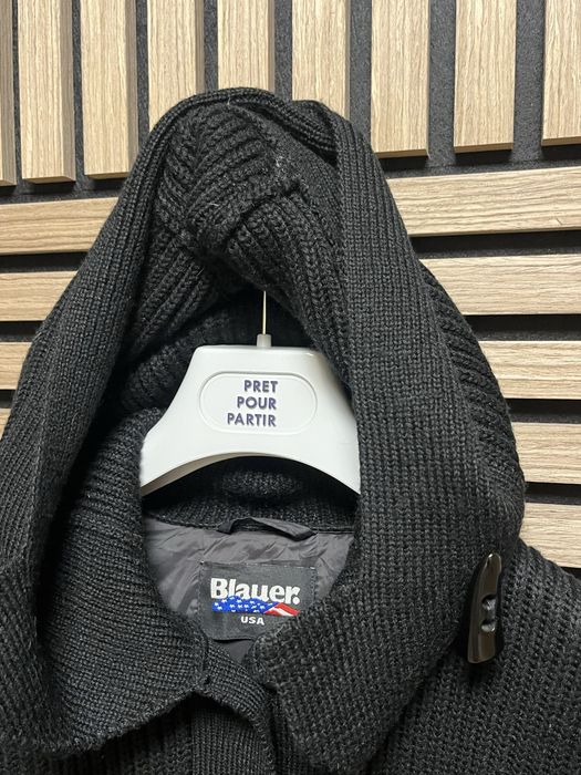 BLAUER : Wool Down - Дамско хибридно яке с вълна и пух размер S / Оригинал