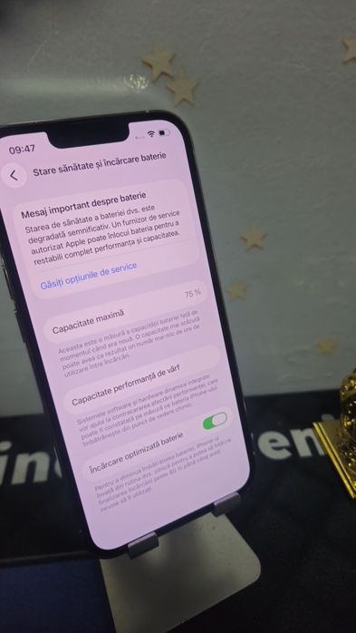 iPhone 13 Pro White 128GB Baterie Originală:75%.Preṭ fix!