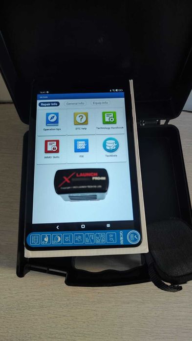 Kit tester diagnoza auto Launch+Tableta 41 functii speciale lb romana