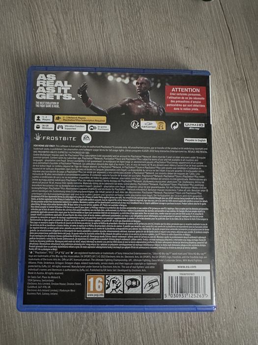 Продам Ufc 5 на PS5