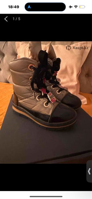 Jog dog зимние сапоги для девочки
