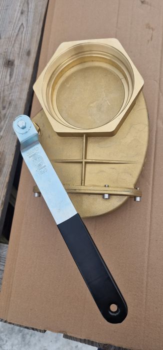 Vana robinet vidanja 6 toli cu filete pe ambele părți import Italia or