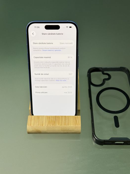 iPhone 16 Ultramarine 128 GB 91% ca nou !
