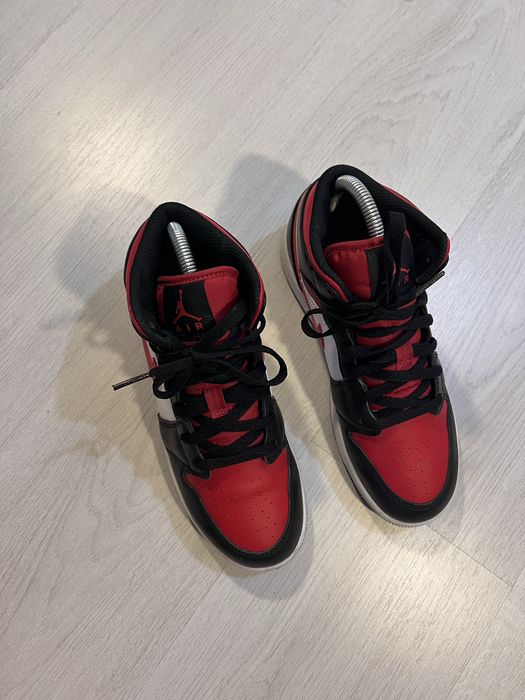 Nike Air Jordan 1 Mid High Bred Toe 37,5 38 38,5 Dunk