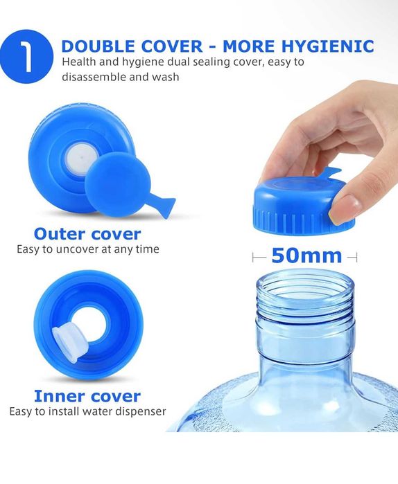 Галон за мин. вода 3л., 5л, 7.5л  с малък, голям отвор