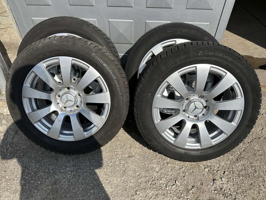 Джанти с гуми за е-клас