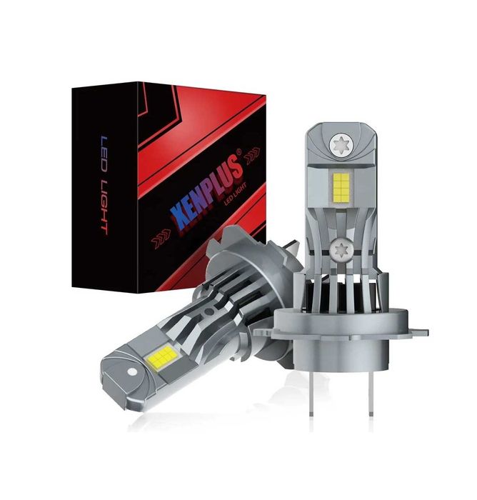 Диодни крушки H7 140W с вграден вентилатор 12/24V