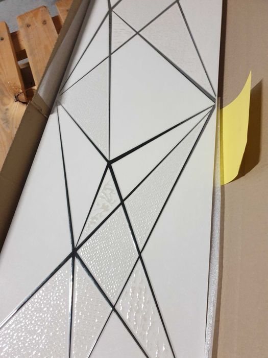 Плочки за баня APE Crea Decor Zig Zag White 30x90