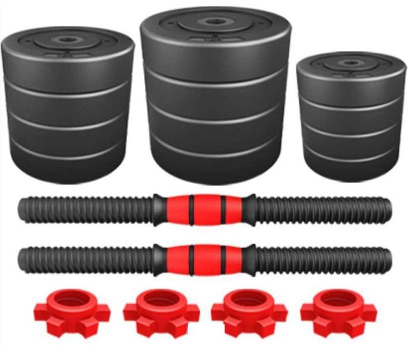 Гантели пластик-бетон 10кг FT-GB10kg