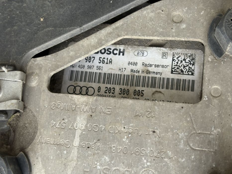 Audi A7 4G 2012 година Предна Броня с радар сензори и парктроници