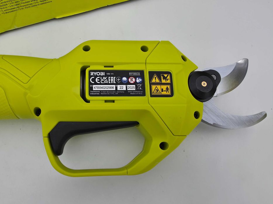 RYOBI RY18SCA-0 Foarfece gradina 18V