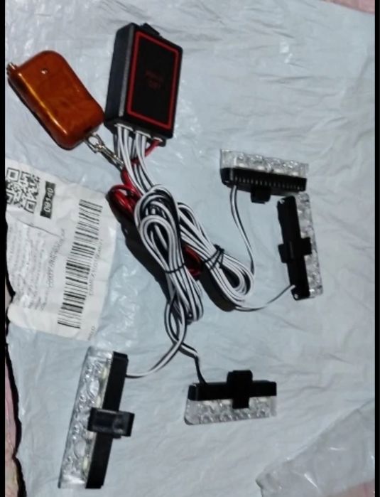 Stroboscoape rosu albastru