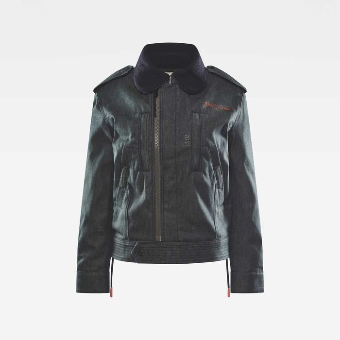G-Star RAW GSRR RAF Jacket Raw Denim XS | Premium Military Denim Jacket | New