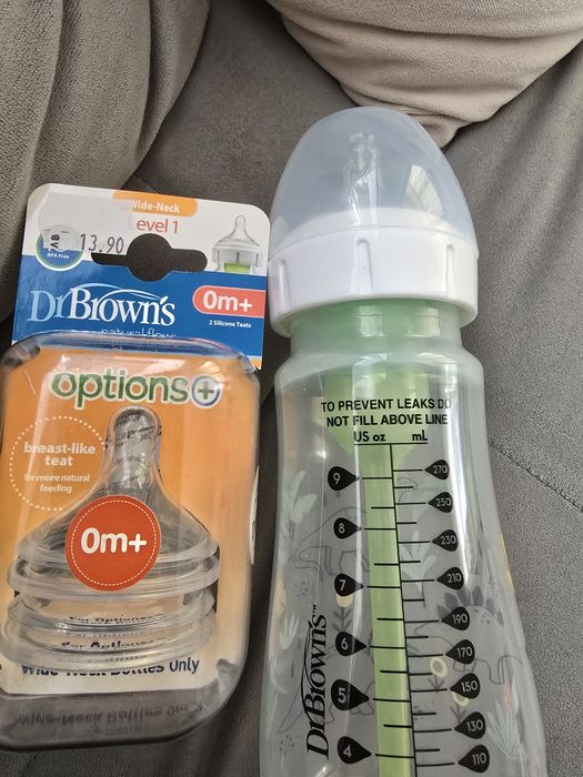 Dr Brown's шише и нови биберони