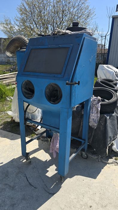 Пясъкоструйна камера под налягане