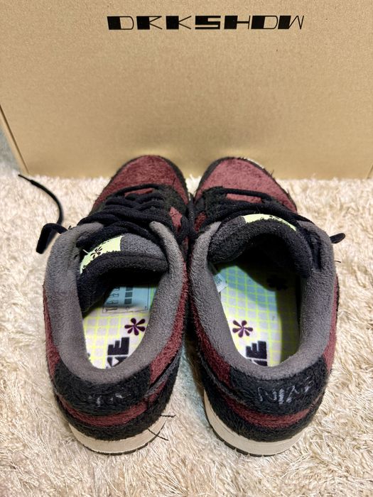 Nike Dunk Low Fleece Burgundy Crush size 40