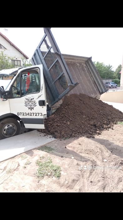 Transport moloz, mobila veche, debarasare, transport nisip, pietriș