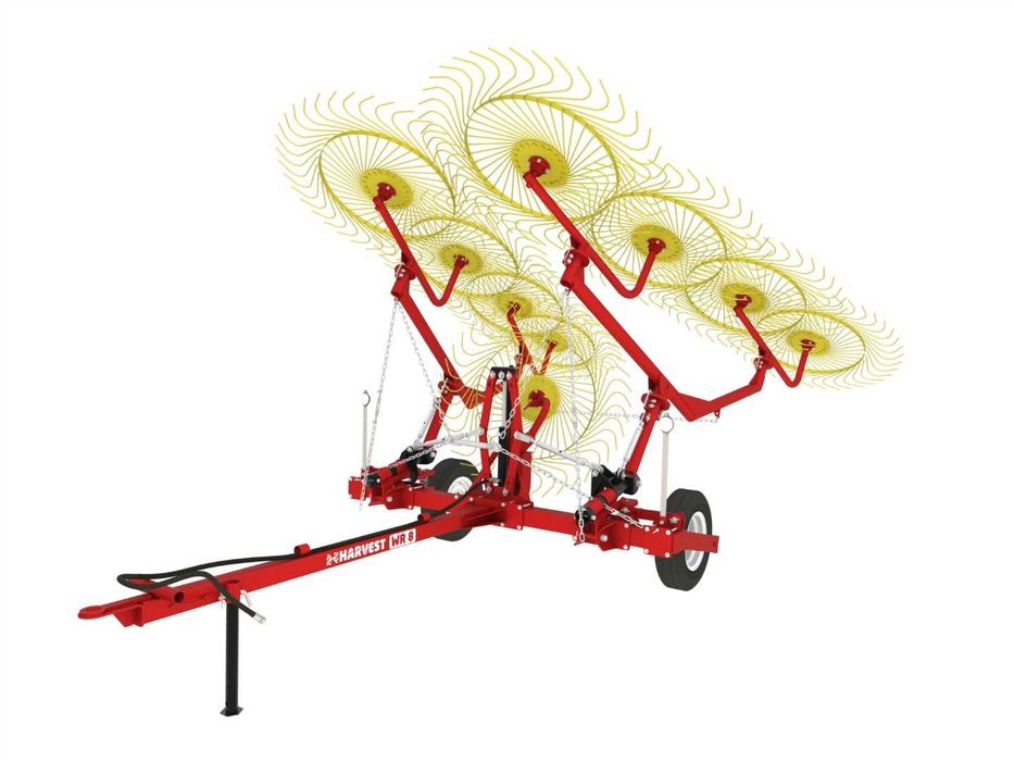 Грабли ворошилки прицепные WR8 HARVEST