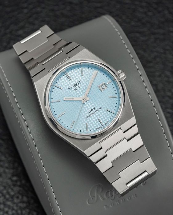 Tissot PRX Powermatic 80 Tiffany Blue