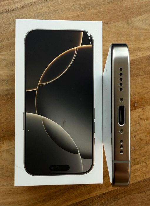 iPhone 16 Pro – Natural Titanium, 256 GB – stare impecabilă