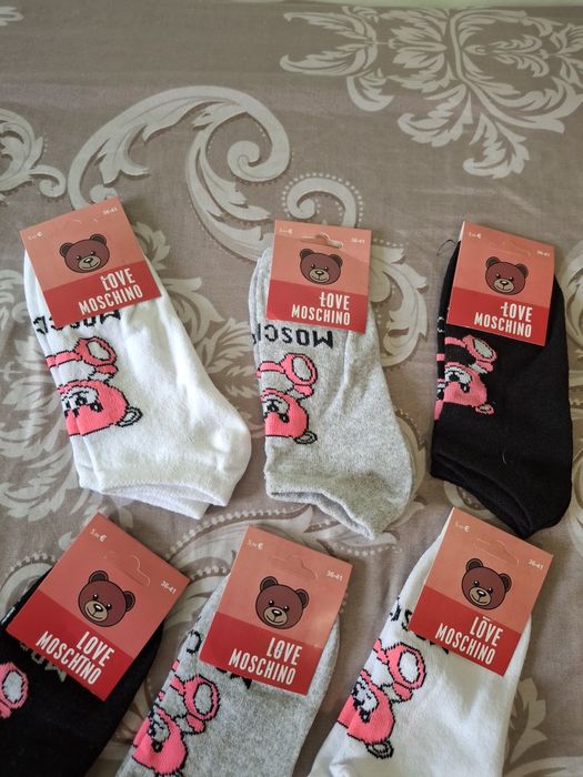 Set 6 perechi sosete scurte, dama,