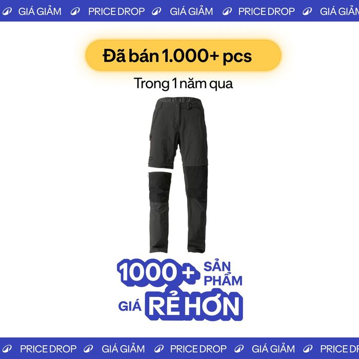 Pantalon Modulabil Trekking la Munte - produs resigilat Decathlon