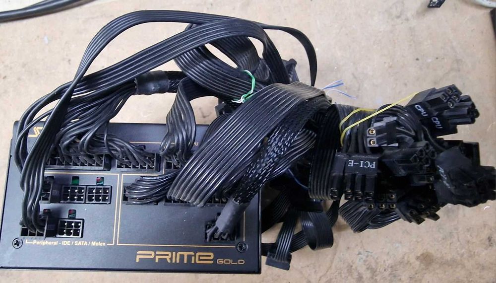 Захранване за PC Seasonic Prime 1000W Gold 80+  Модулно 3м. гаранция