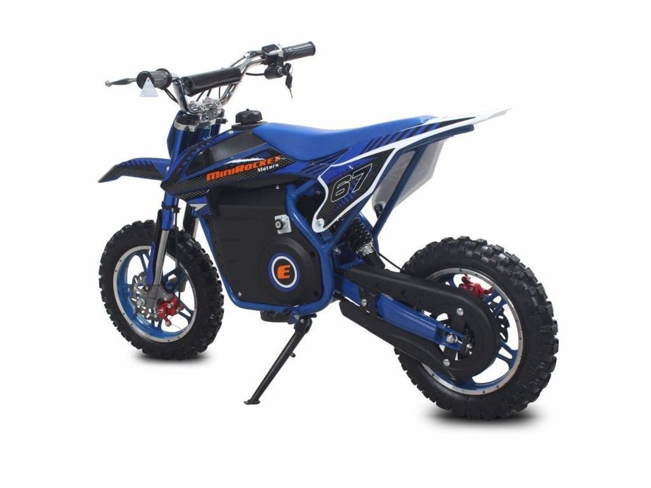Motocicleta copii electrica MiniRocket VIPER 1000W roti 10/10" - Albastru