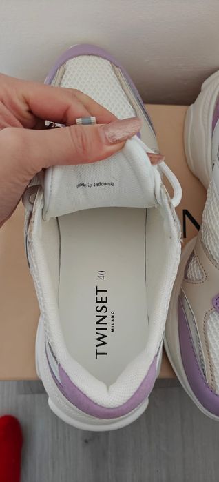 Sneakers TWINSET Milano originali damă nr 40 chunky premium