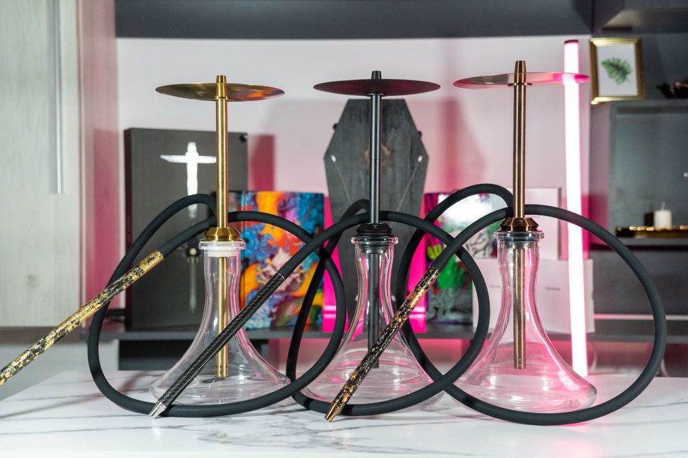 Vyro Versa Gold/Rose Gold/Matte black Narghilea / Shisha / Hookah