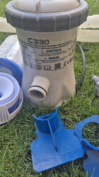 Pompa piscina cu filtru si furtune, C330