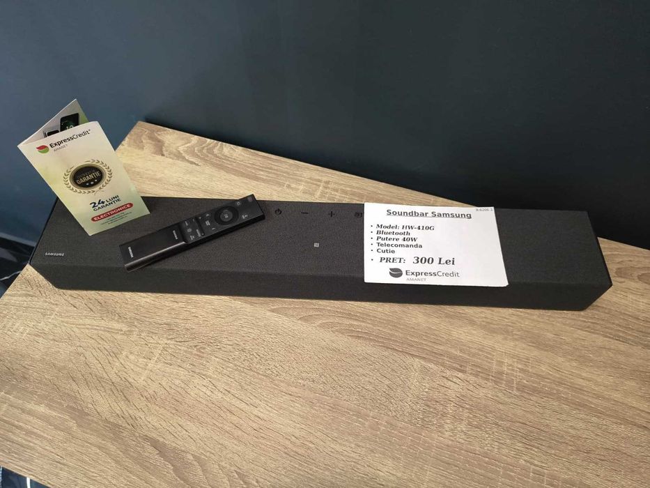 (AG51) Soundbar Samsung HW-C410G b6206.2 - Garantie 2 ani!
