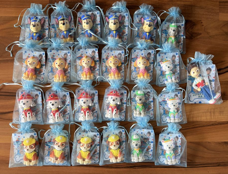 Подаръчета за гости на тема Пес Патрул